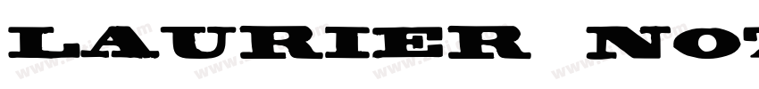 Laurier_No7 Final字体转换